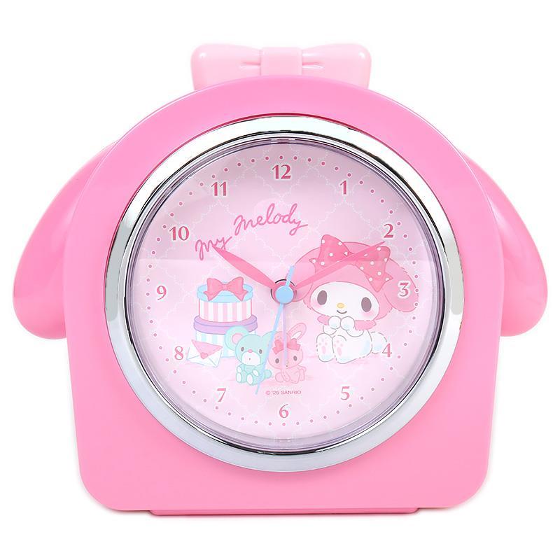 キティ　置き時計　置時計　ガラケー　ピンク　サンリオ　ノベルティ　マイメロ 💓‪ ⁡ 昨日買った ガラケー型置き時計꒰ঌ ໒꒱ ⁡ 買う一択だった商品‬‬