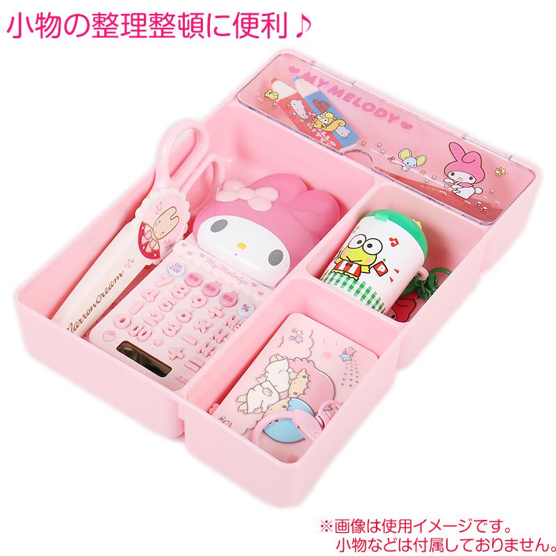 マイメロディ ふた付きトレイ 小物入れ 整理整頓 おしゃれ かわいい