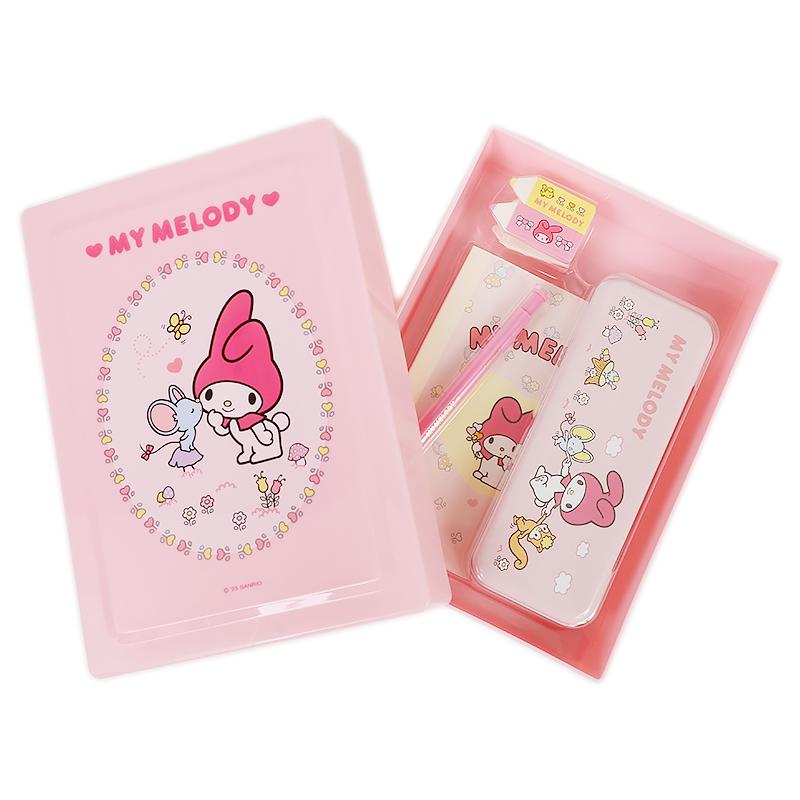 マイメロディ お道具箱＆文具セット 5点セット ステーショナリーセット