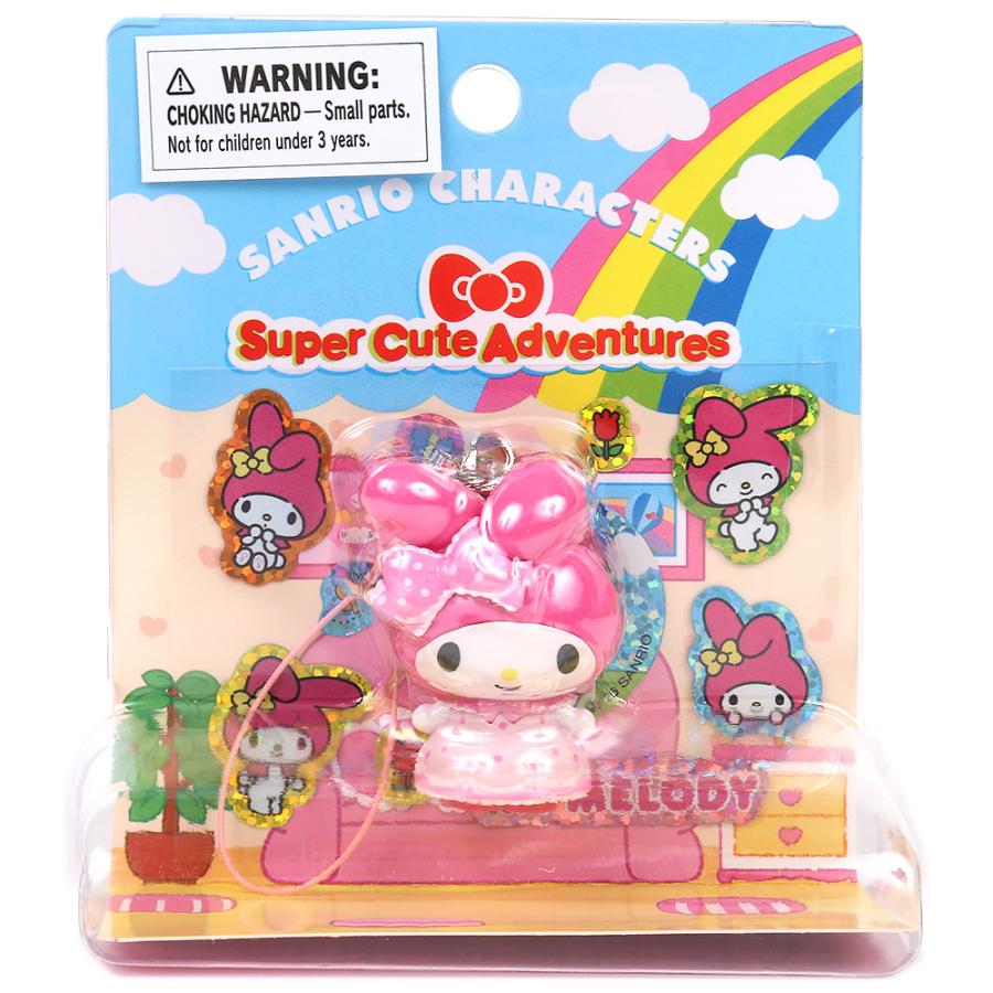 マイメロディ ストラップ＆シールセット スーパーキュート