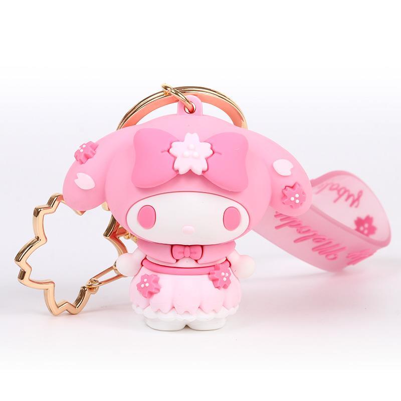 マイメロディ 立体キーホルダー 桜 さくらデザインシリーズ