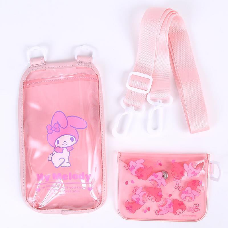 マイメロディ おでかけショルダーバッグ ポーチ スマホポーチ ビニール