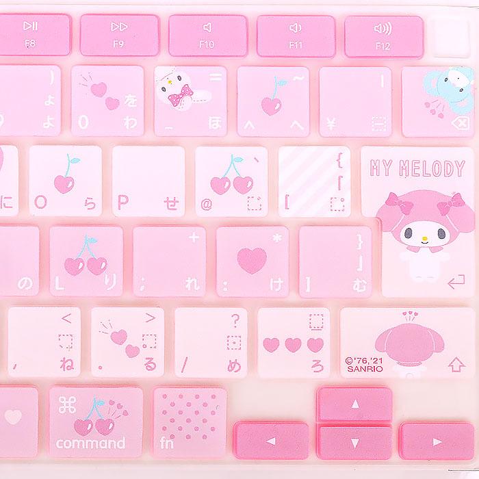 マイメロディ キーボードカバー For Macbook Air 13インチ キャラクター サンリオ トキメキデスクシリーズ Mm01 キャラクターズショップ キラキラ 通販 Yahoo ショッピング