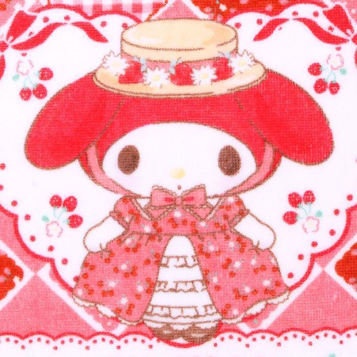 マイメロディ プチタオル ハンカチ 赤色 レッド アカメロモモメロ