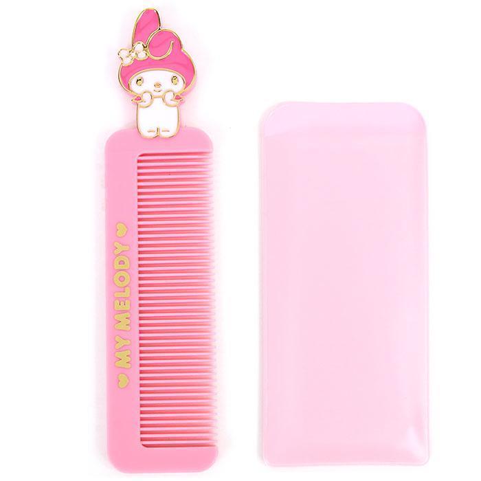 サンリオ　２０１１年製マイメロディー　ケースつきコーム マイメロディ コンパクトコーム 収納ケース付き くし キャラクター