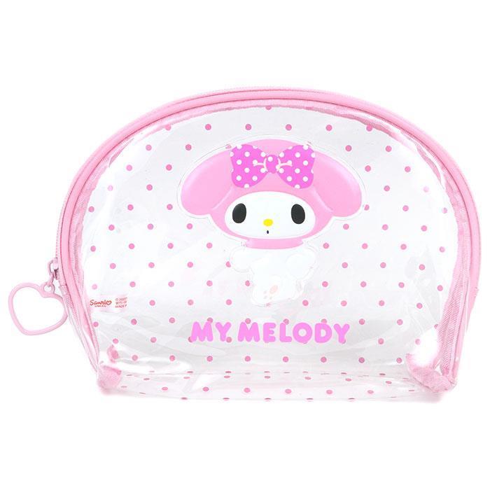 ビニールポーチ マイメロディ クリアポーチ 化粧ポーチ 透明 トラベルポーチ ドット かわいい サンリオ Sanrio キャラクター Mm01 キャラクターズショップ キラキラ 通販 Yahoo ショッピング