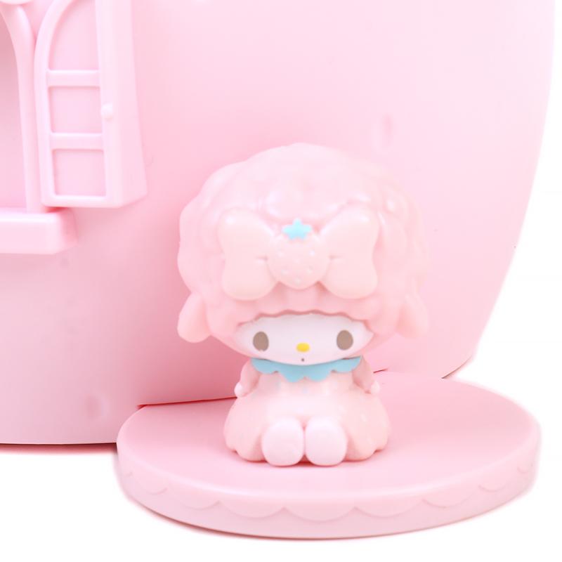 マイスウィートピアノ 貯金箱 いちご ハウス形 コインバンク 紙幣OK