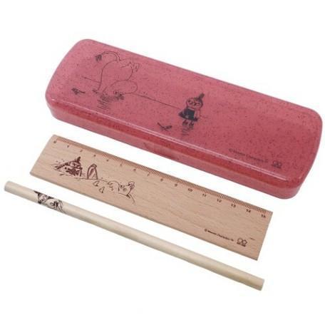 ムーミン ペンケース＆定規＆鉛筆セット リトルミイ フラワー 文房具