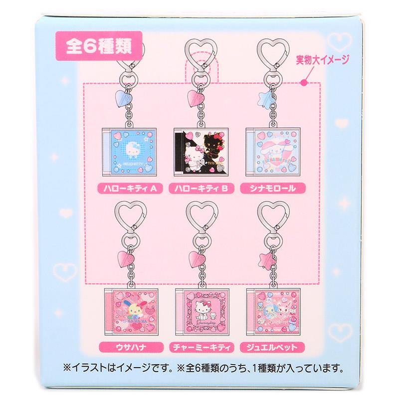 サンリオキャラクターズ シークレットCD風キーホルダー B 全6 サンリオキャラクターズ シークレットCD風キーホルダー B 全6