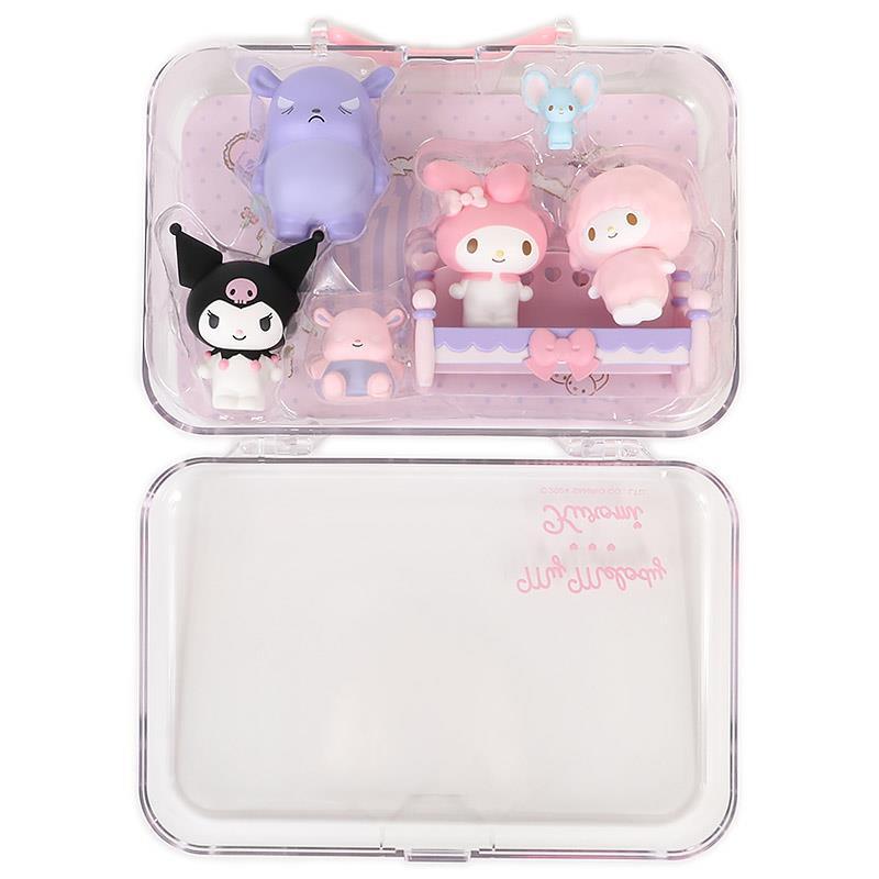 サンリオキャラクターズ ドールセット 6体 ままごと ギフト 収納ケース