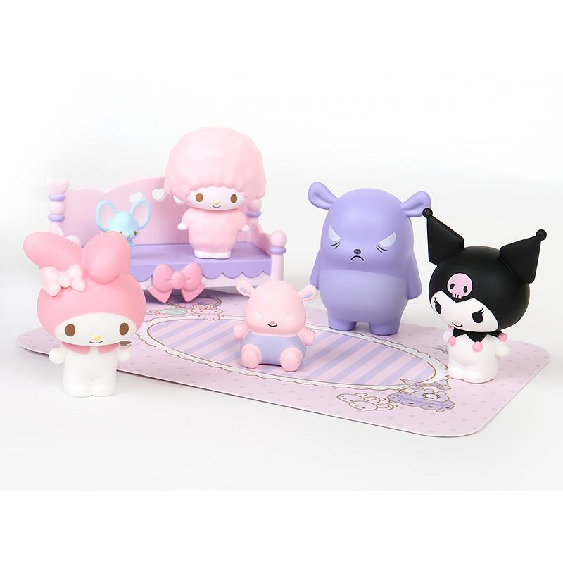 サンリオキャラクターズ ドールセット 6体 ままごと ギフト 収納ケース