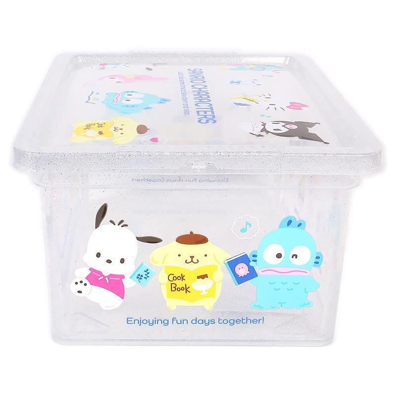 Sanrio サンリオ 収納ケース レア Amazon.co.jp: サンリオ(SANRIO) サンリオ フタ付き収納ケースL