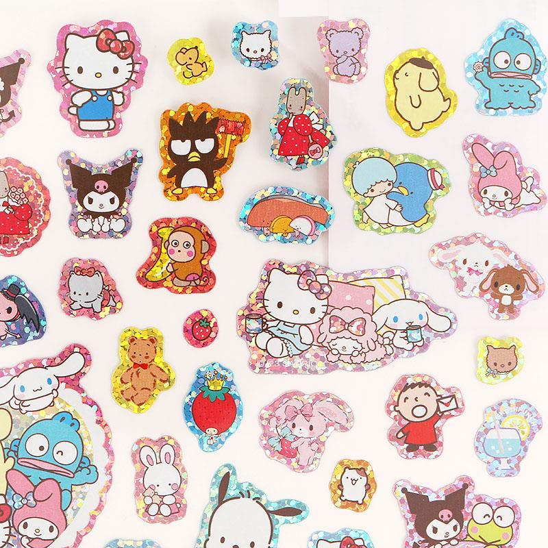 サンリオキャラクターコレクション100(９９体)☆レア サンリオキャラクターズ 100ピースシール ホログラム キラキラ 100