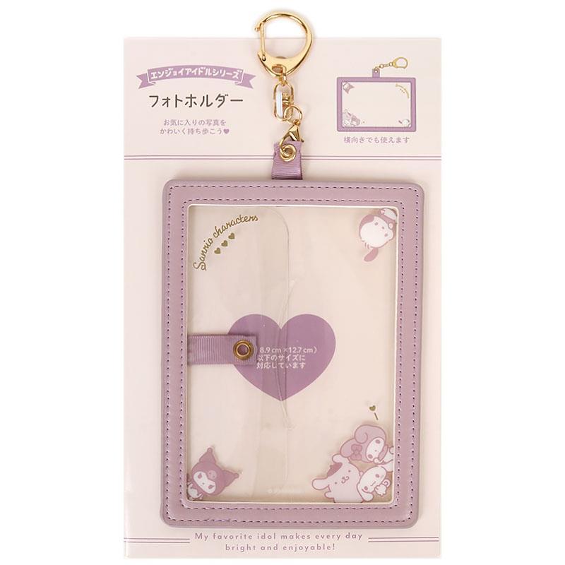 5点目100円♡新作♡新品♡パープルフォトフォルダー♡サンリオ サンリオキャラクターズ フォトホルダー パープル 推し活 ライブ