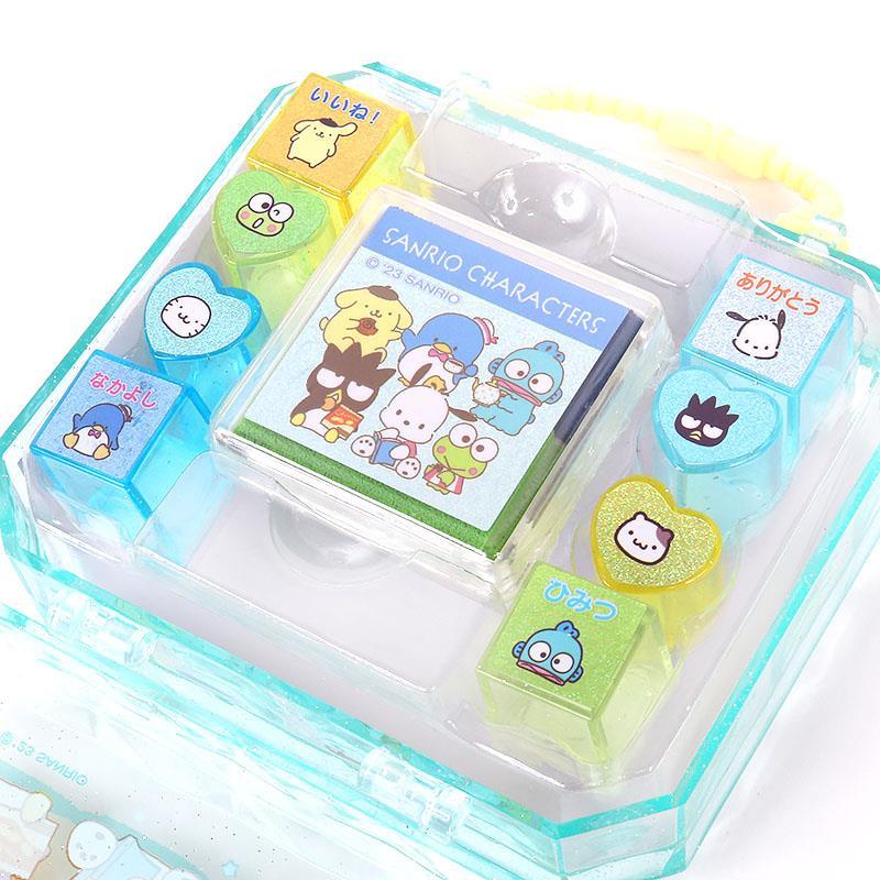 サンリオキャラクターズ スタンプセット 宝石箱のようなケース入り
