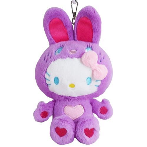 ハローキティ カラフルバニーマスコット PU パープル サンリオ 