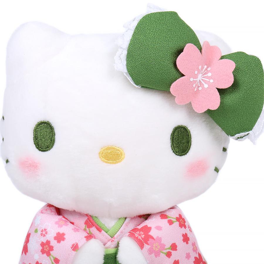 ハローキティ ぬいぐるみ S 抹茶着物 サンリオ キャラクター