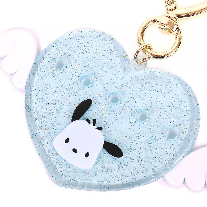 ポチャッコ カスタムキーホルダー キラキラ ハート まいぱちるん