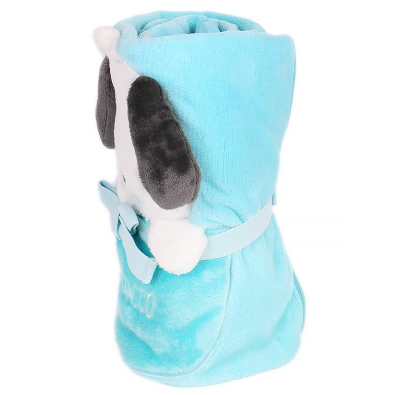 ポチャッコ 2WAYブランケット ひざ掛け ケープ 毛布 あったか