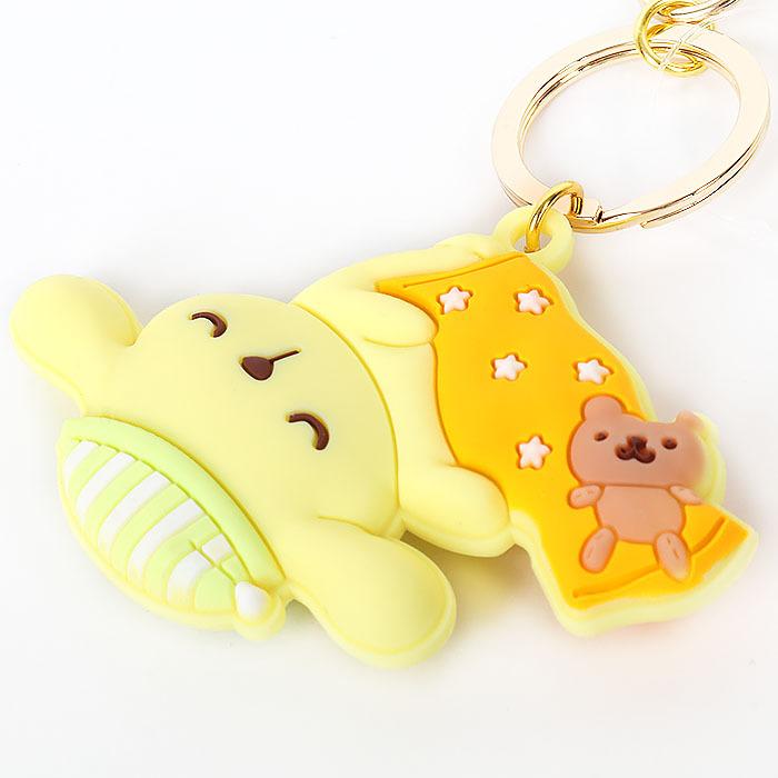 ポムポムプリン キーホルダー A ラバーキーホルダー 可愛い サンリオ Sanrio キャラクター もふもふ毛布のねむねむデザインシリーズ Pn01 0795a キャラクターズショップ キラキラ 通販 Yahoo ショッピング