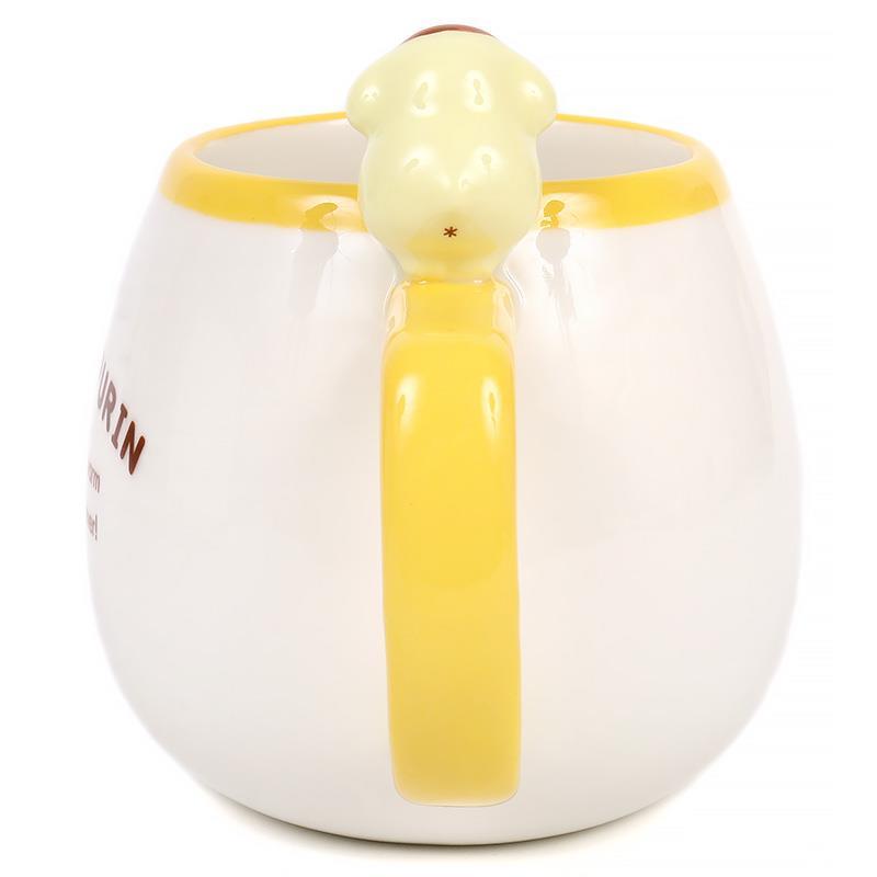 ポムポムプリン マスコット付きマグカップ 400ml 可愛い 食器 サンリオ