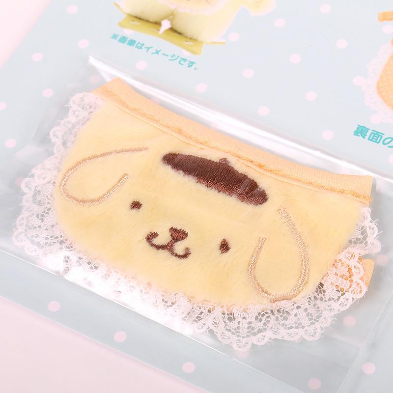ポムポムプリン きせかえ小物 M/S兼用 スタイ リバーシブル ぴたっと