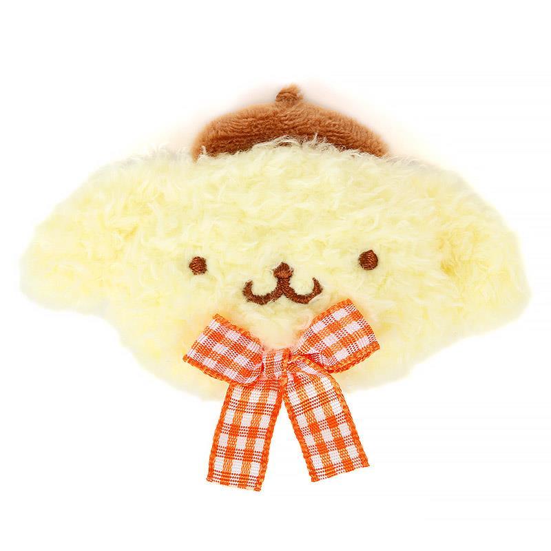 ポムポムプリン フェイス形ヘアクリップ 前髪クリップ サンリオ sanrio