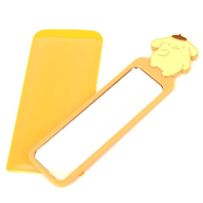 ポムポムプリン コンパクトミラー 鏡 収納ケース付き サンリオ sanrio