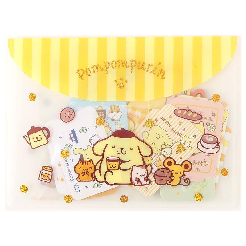 ポムポムプリン シール&ケースセット サンリオ sanrio キャラクター