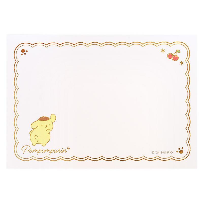 ポムポムプリン メッセージミニパット 金箔押し メッセージカード