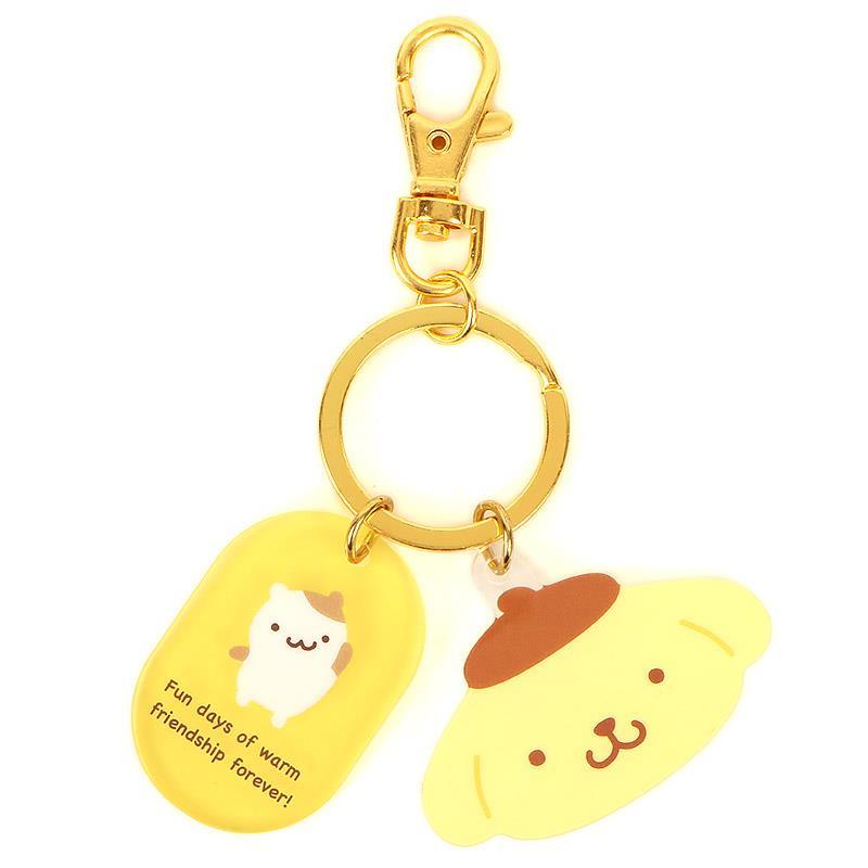 ポムポムプリン キーホルダー フェイス形キーホルダー サンリオ sanrio