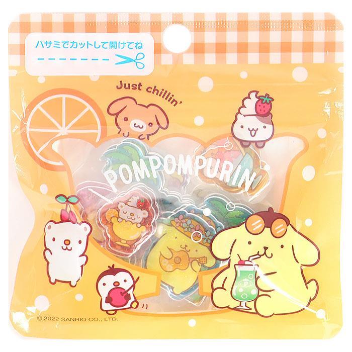 夏シール ポムポムプリン 透明 クリア 洋風 グラス サンリオ Sanrio キャラクター Pn01 9162 キャラクターズショップ キラキラ 通販 Yahoo ショッピング
