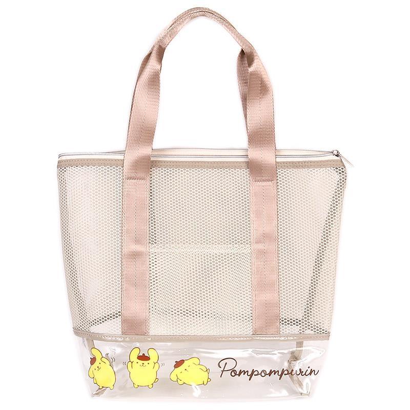 ポムポムプリン メッシュトートバッグ トート サンリオ sanrio