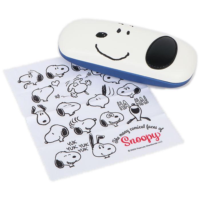 スヌーピー メガネケース メガネ拭き付き コミックフェイスシリーズ Sn01 キャラクターズショップ キラキラ 通販 Yahoo ショッピング