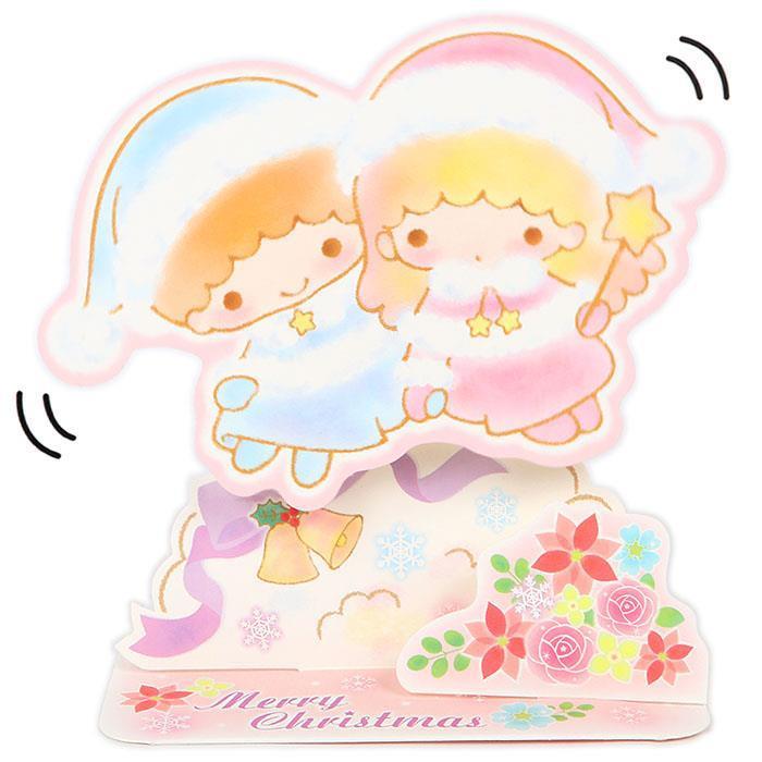 リトルツインスターズ キキララ クリスマスカード 立体ダイカットカード 顔ゆれ ゆれゆれ サンリオ Sanrio キャラクター Ts01 キューティーショップヤフー店 通販 Yahoo ショッピング