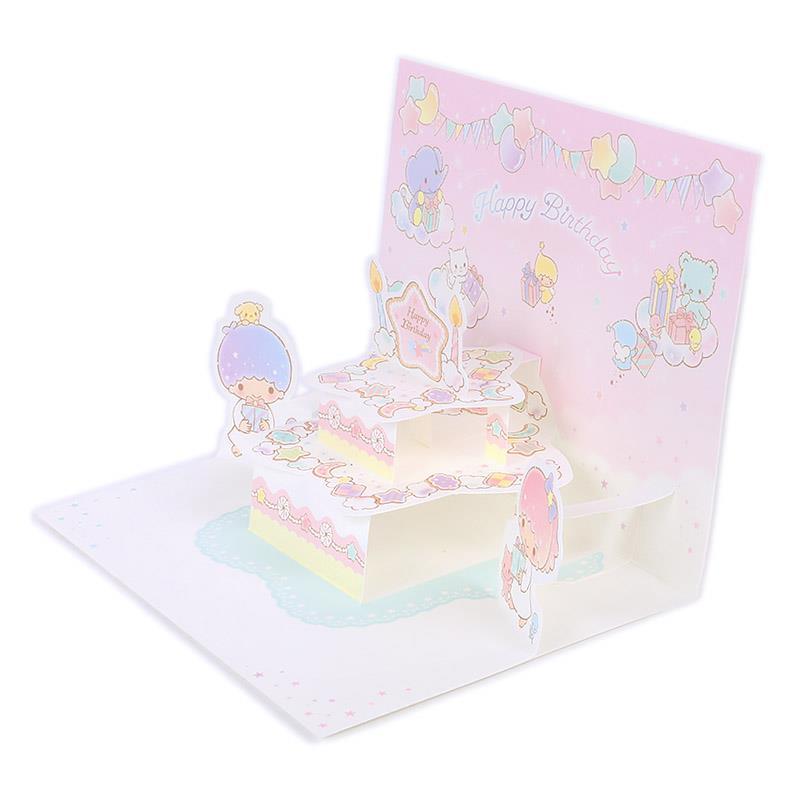 リトルツインスターズ 誕生日カード バースデーカード バースデー