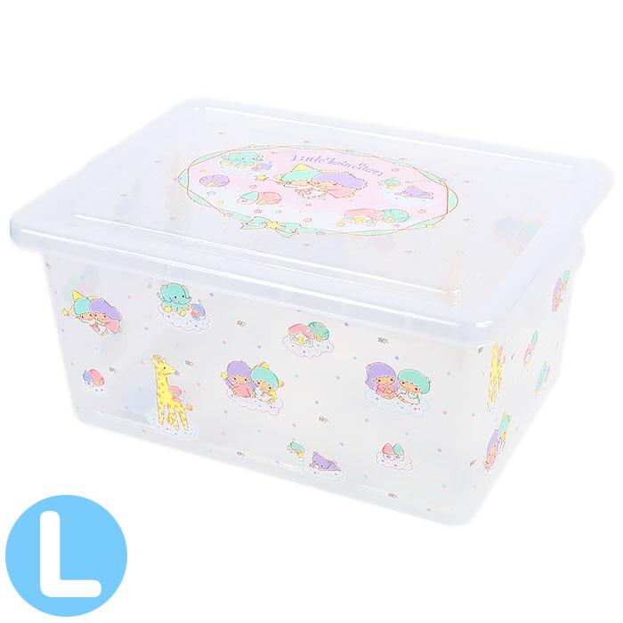 リトルツインスターズ キキララ フタ付き収納ボックス Lサイズ 収納ケース フタ付き おしゃれ プラスチック 蓋付き キャラクター かわいいインテリア Ts01 キャラクターズショップ キラキラ 通販 Yahoo ショッピング