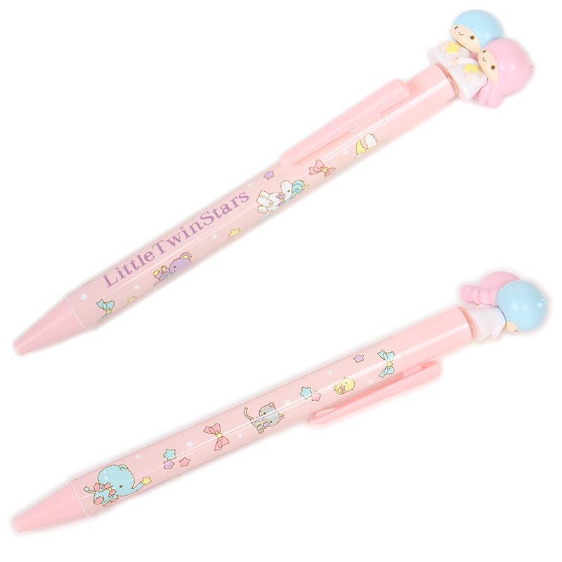 リトルツインスターズ マスコット付きボールペン 日本製 モチーフ