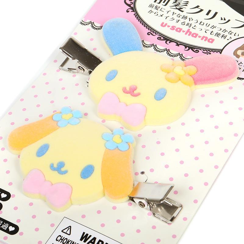 ウサハナ 前髪クリップ ヘアクリップ 2個セット おしゃれ かわいい