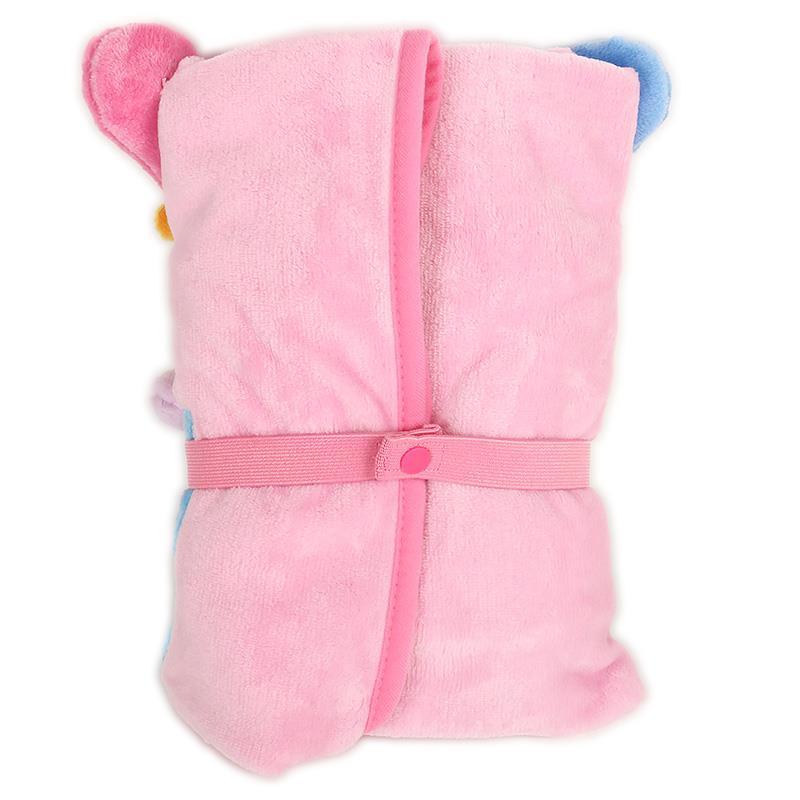 ウサハナ 2WAYブランケット ひざ掛け ケープ 毛布 あったか インテリア