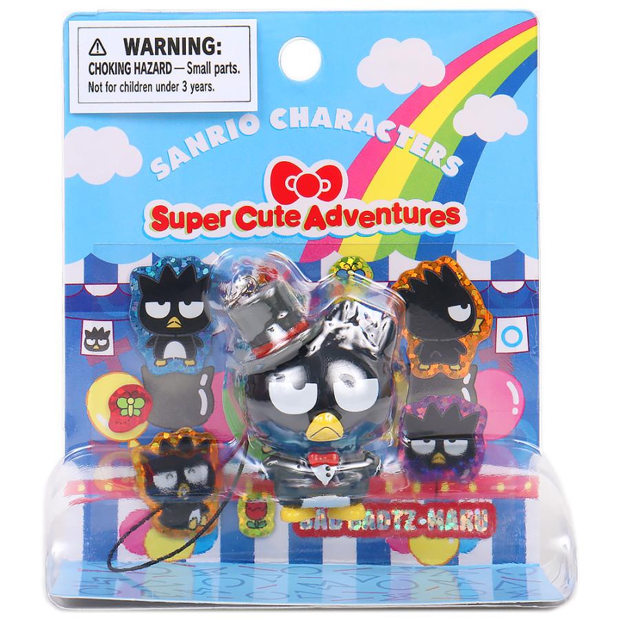 バッドばつ丸 ストラップ＆シールセット スーパーキュート