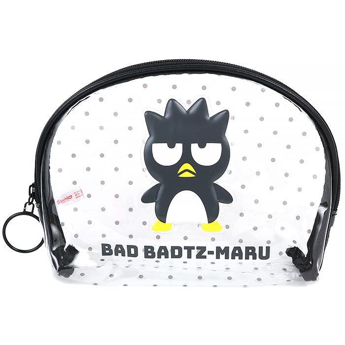 ビニールポーチ バッドばつ丸 クリアポーチ 化粧ポーチ 透明 トラベルポーチ ドット かわいい サンリオ Sanrio キャラクター Xo01 9361 キャラクターズショップ キラキラ 通販 Yahoo ショッピング