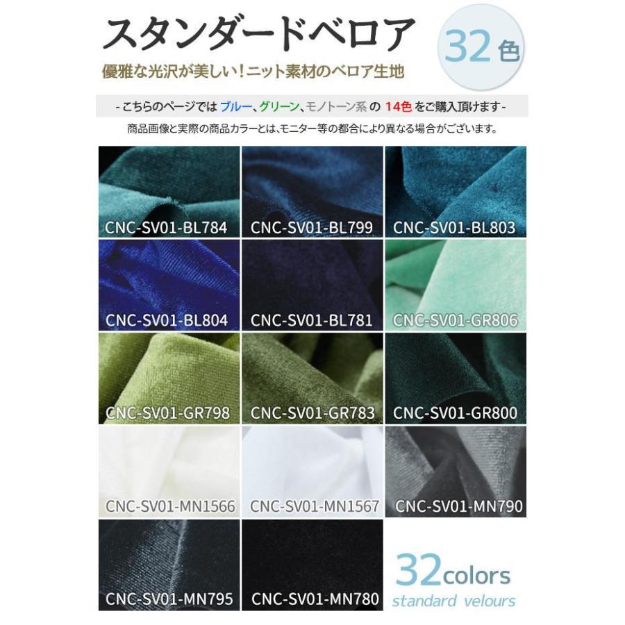 スタンダードベロア 生地 無地 32色 寒色系 全32色 布幅155 50以上１0ｃｍ単位販売 Cnc Sv01 A02 無地 特殊生地専門店キャラヌノ 通販 Yahoo ショッピング