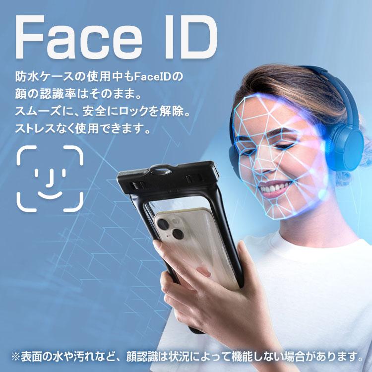 2枚セット スマホ防水ケース ストラップ付き 携帯 IPX8 操作可能 iPhone15 pro max Android 大きめ 旅行 多機種対応 防水ポーチ スマホケース 水中撮影 水に浮く | ZENIX DESIGN TECH | 13