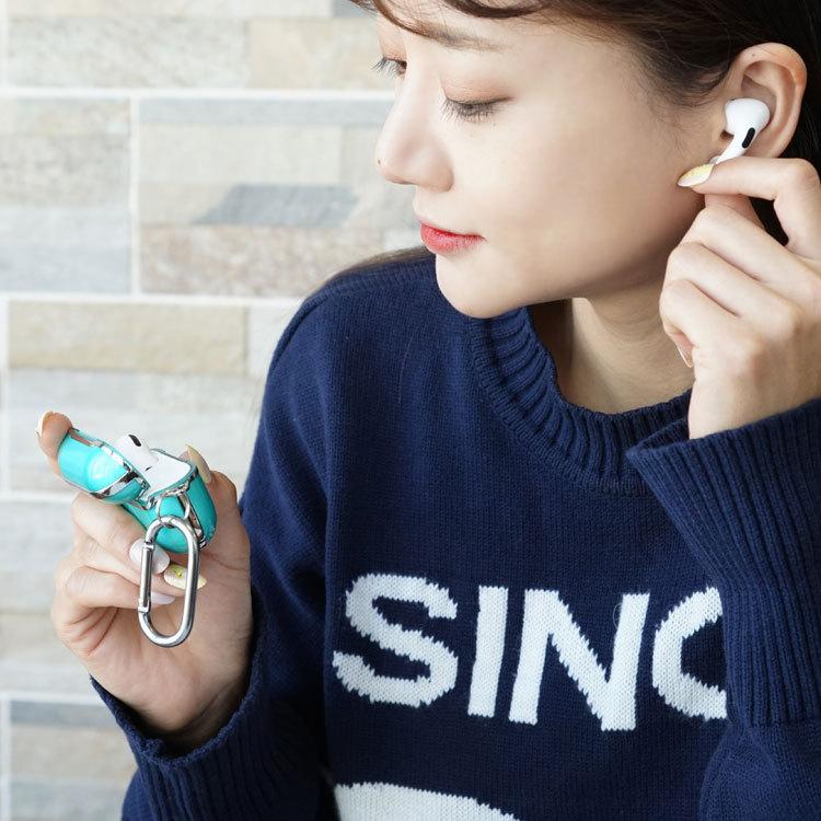 カラビナ付き airpods pro 第2世代 ケース pro2 おしゃれ airpods3