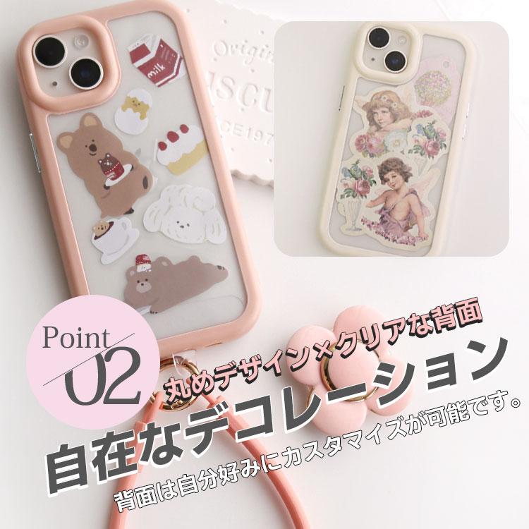 ZENIX DESIGN TECH iphone15 ケース リボン ストラップ付き 背面 ZENIX DESIGN TECH iphone15 ケース リボン ストラップ付き 背面