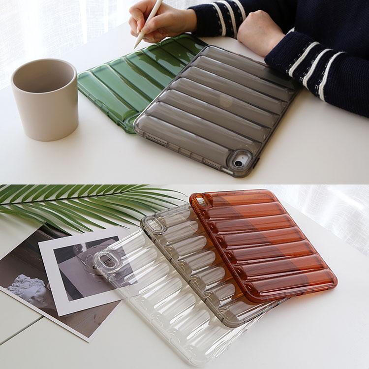 Apple iPad 本体 クリアケース付き ZENIX DESIGN TECH iPad ケース クリア 縦置き 横置き Pro pro