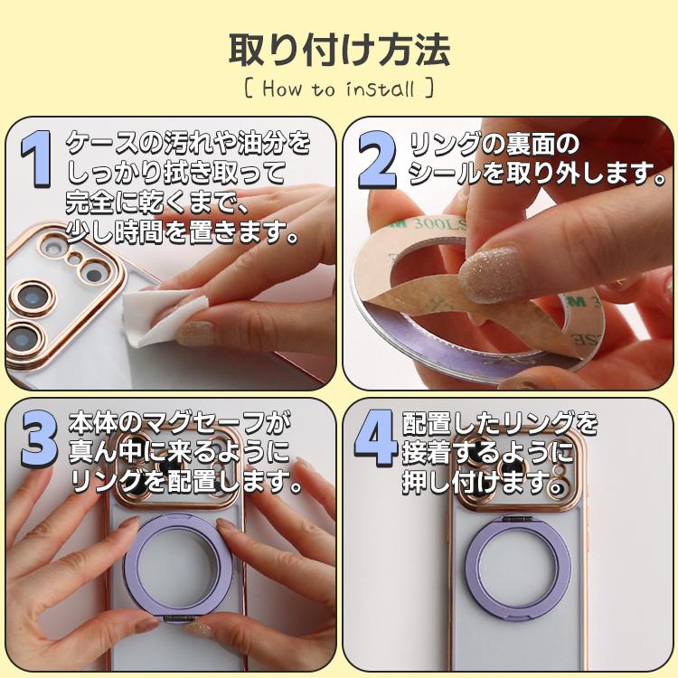 iPhoneアクセサリー rara ZENIX DESIGN TECH 3in1 スマホアクセサリー スマホスタンド