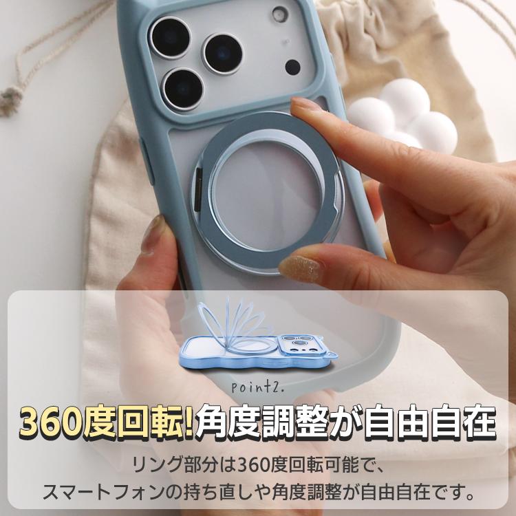 3in1 スマホアクセサリー スマホスタンド スマホリング 携帯リング 薄型 360°回転 落下防止 MagSafe対応 ワイヤレス充電対応 iPhone Android 対応 | ZENIX DESIGN TECH | 23