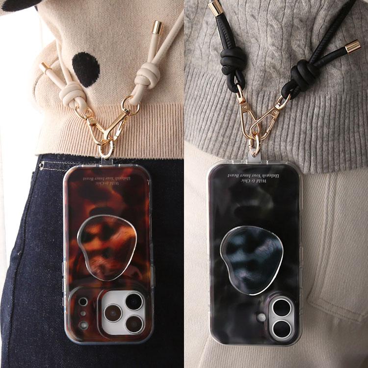 iPhone17 ケース グリップ付き iPhone16 ケース スマホグリップ付き ストラップ付き iPhone15 iPhone17 promax pro max iPhone14 iPhoneケース おしゃれ 大人 | ZENIX DESIGN TECH | 14